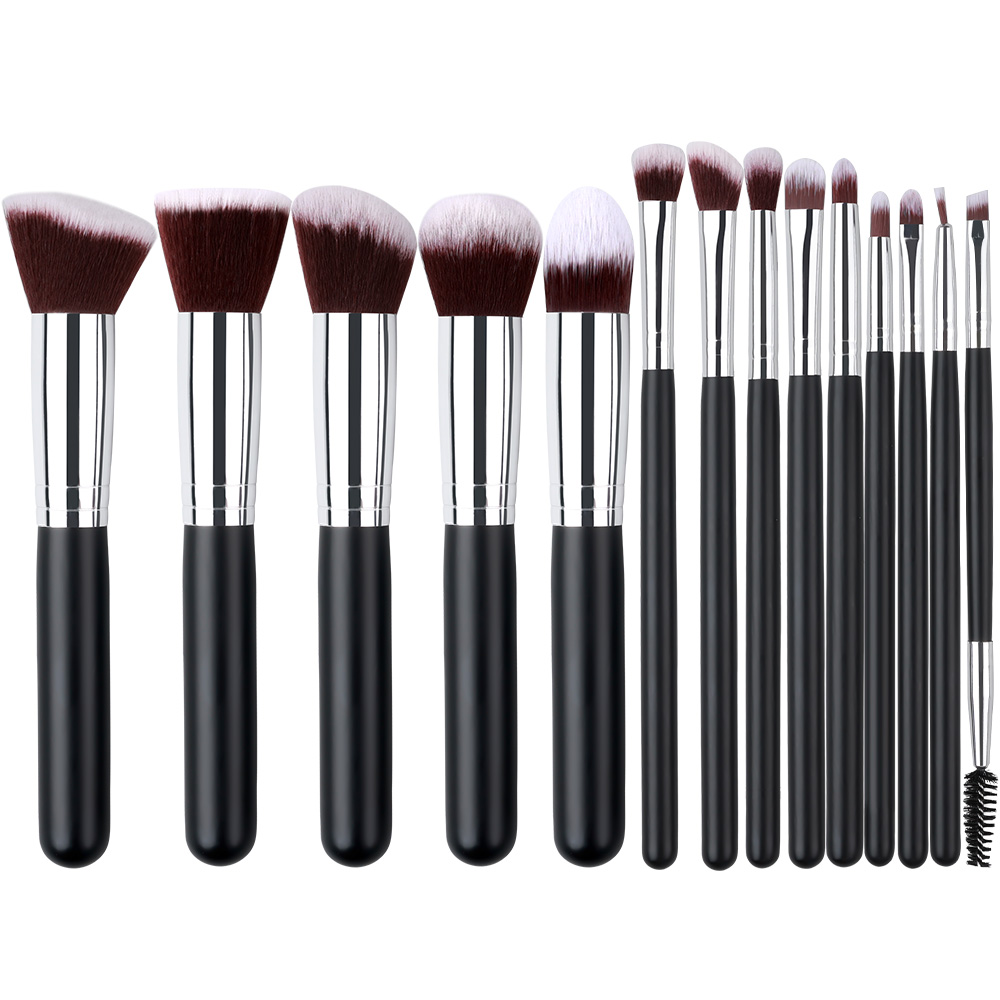 Huda Beauty Makeup Brush Set - Profesjonalny zestaw pędzli do makijażu 14/16