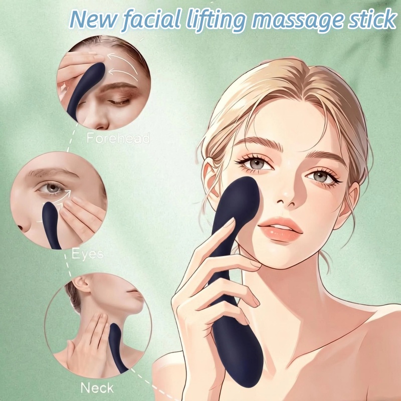 Face Massager - Silikonowy masażer do twarzy, manualna obsługa,