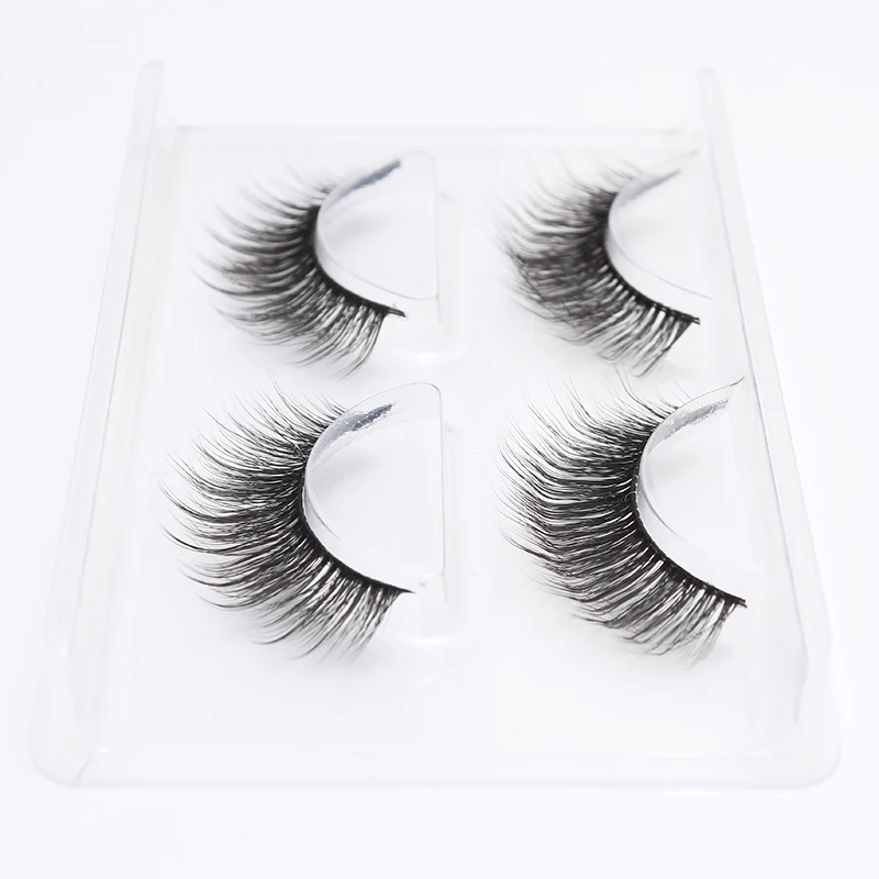 Beauty Full Makeup - HBZGTLAD 2 pary 3D naturalnych sztucznych