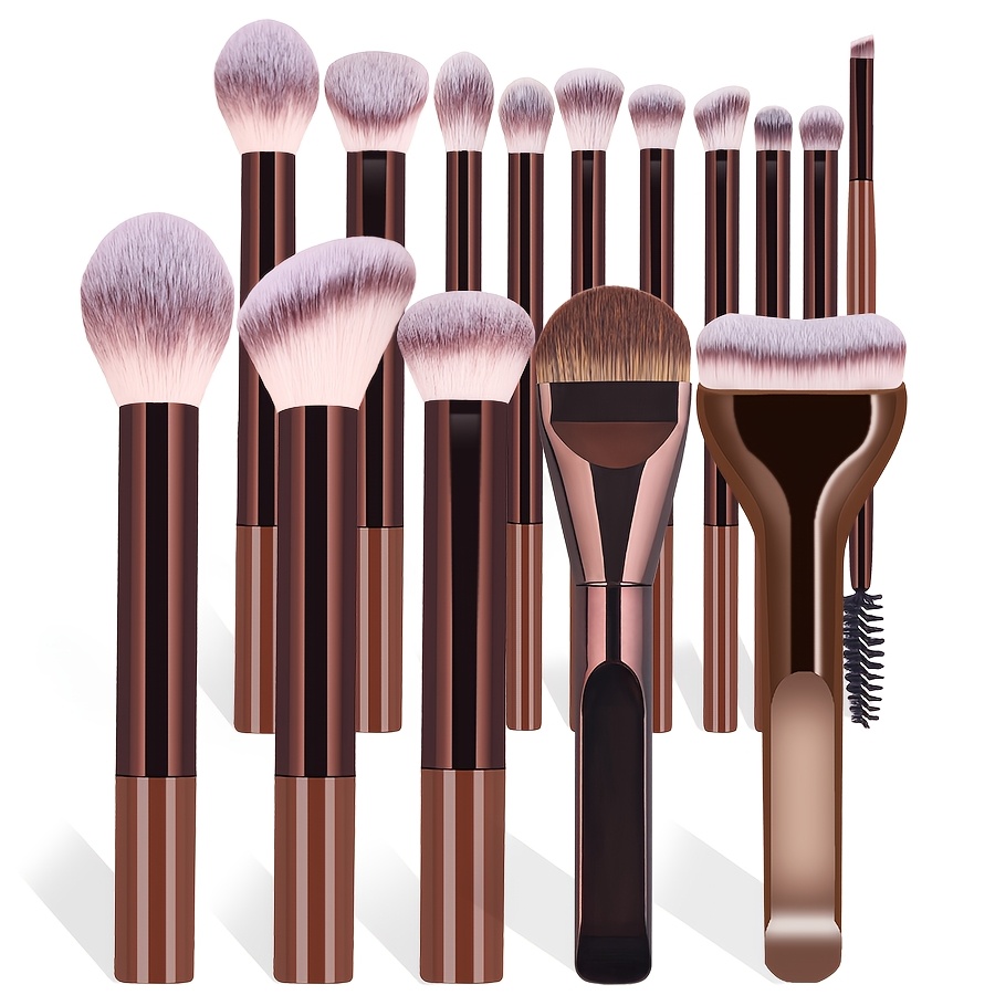 Huda Beauty Makeup Brush Set - Zestaw 15 pędzli do makijażu, w