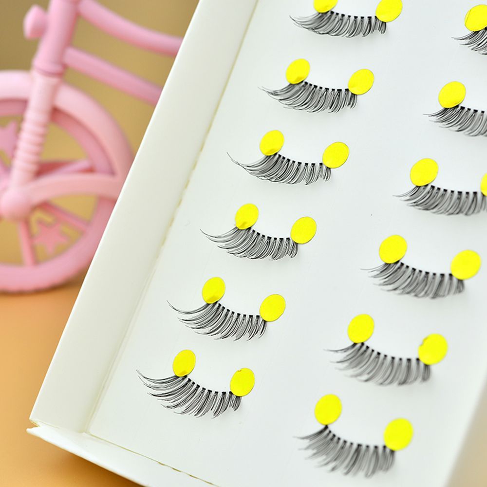 Beauty Full Makeup - Czarne sztuczne rzęsy, mini narzędzia kosmetyczne,