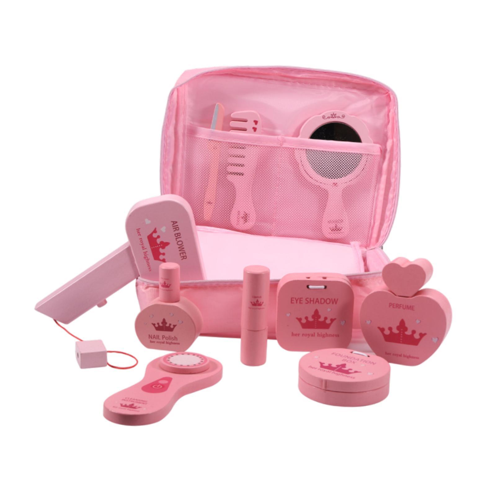 Beauty Makeup Kit For Kids - 10x Zestawy do Udawania Makijażu Drewniane