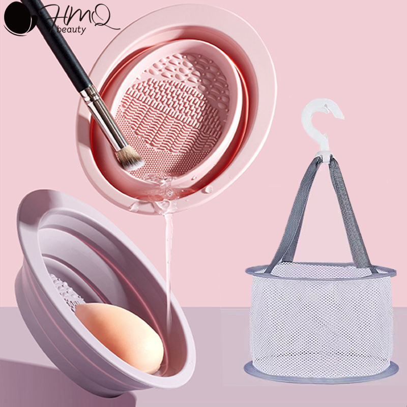 Beauty Makeup Tools Use - Silikonowa miska do czyszczenia pędzli do