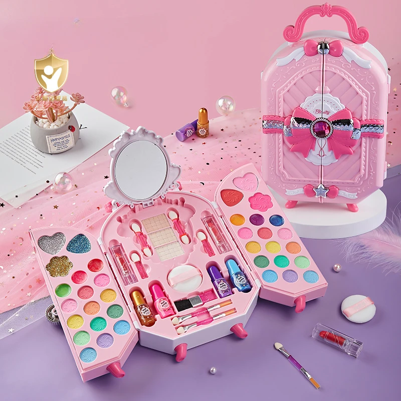 Beauty Makeup Gift Sets - Bezpieczna zabawka kosmetyczna dla dziewczynki księżniczka