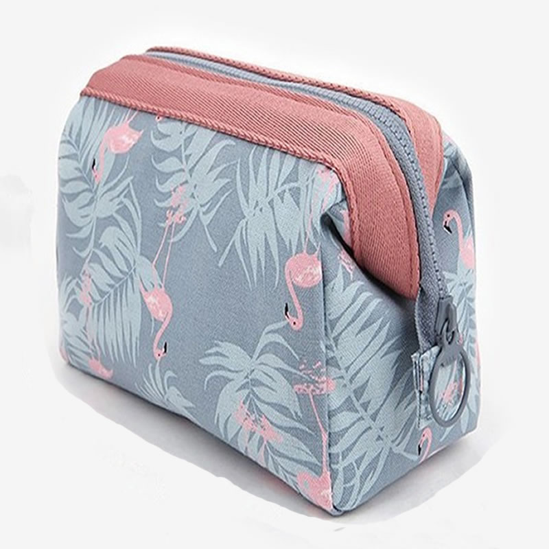 Makeup Beauty Necessaire - Kobiety Podróżuj Zwierzęta Flamingo Makijaż Torby