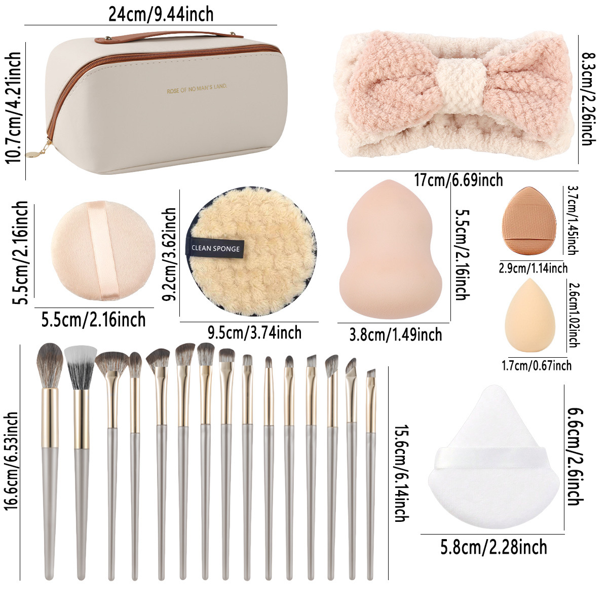 Torba z skórzanym uchwytem i 3 – Beauty Makeup Gift Sets recenzja i cena