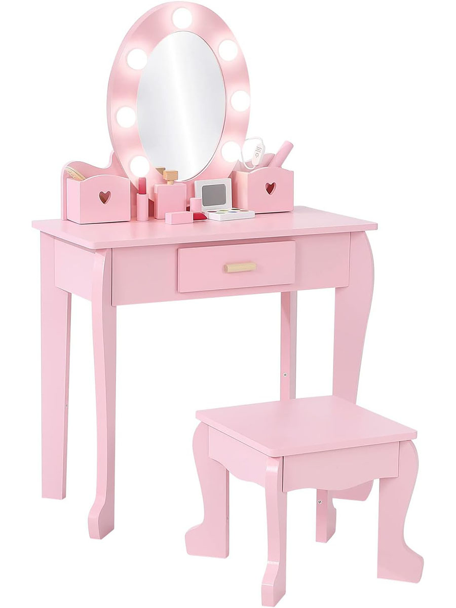 Zestaw toaletki i stołka dla d – Beauty Makeup Kit For Kids recenzja i cena