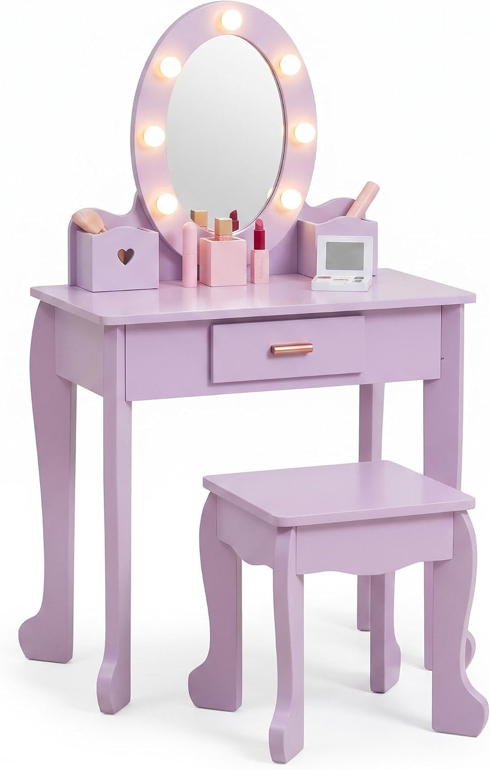 Zestaw toaletki i stołka dla d – Beauty Makeup Kit For Kids recenzja i cena