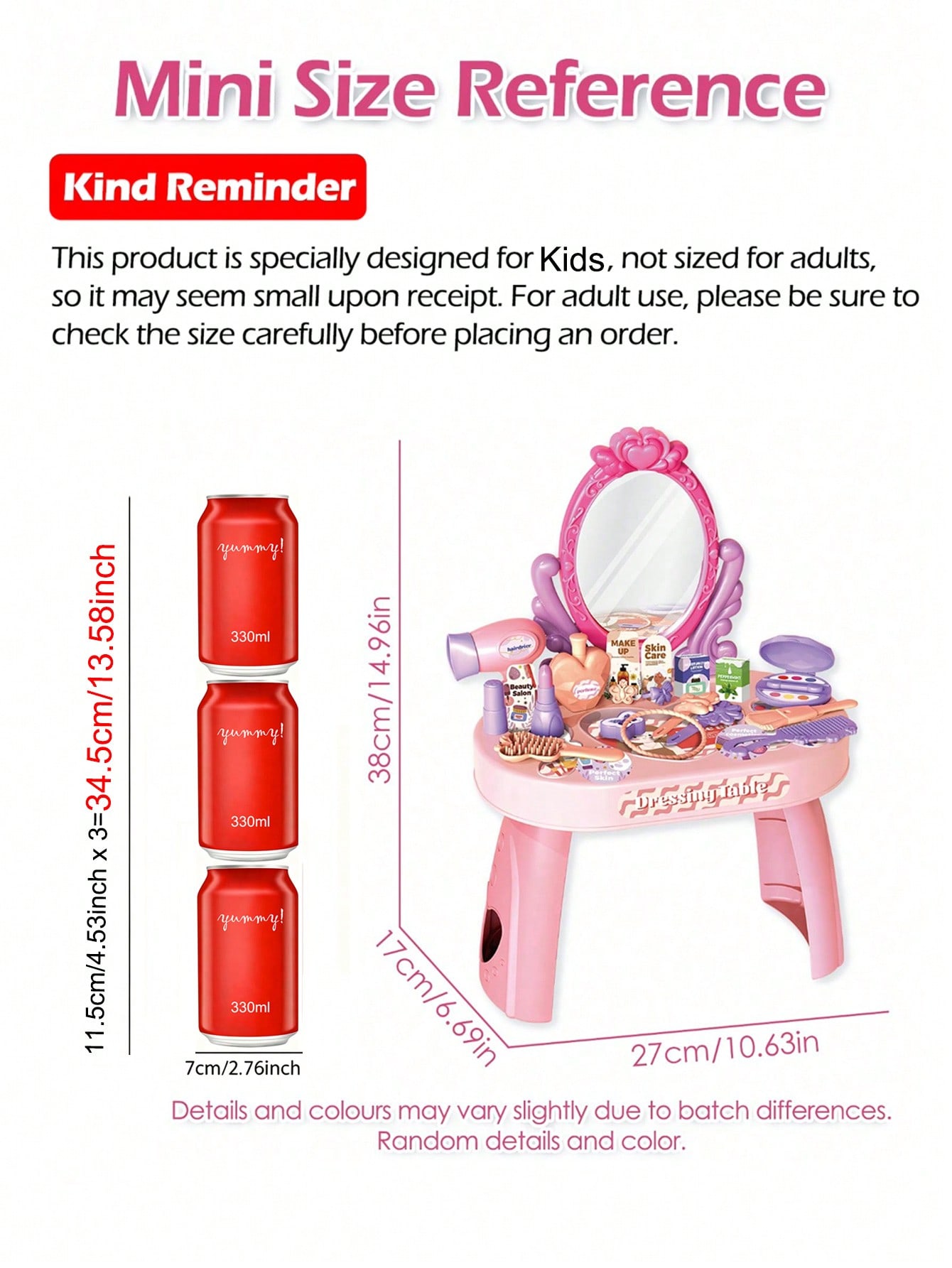 Zestaw toaletki dla dzieci z l – Beauty Makeup Kit For Kids recenzja i cena