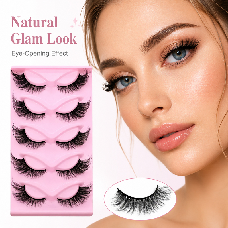 5 Par 2 Stylów Sztucznych Rzęs – Beauty Makeup Look recenzja i cena
