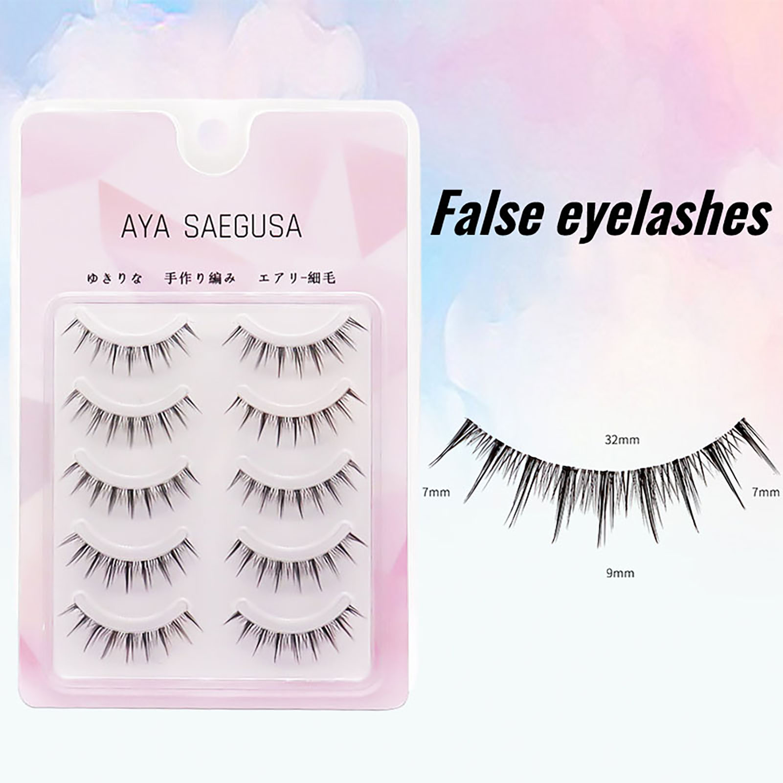Rzęsy delikatne rzęsy 6-12mm w – Beauty Makeup Look recenzja i cena