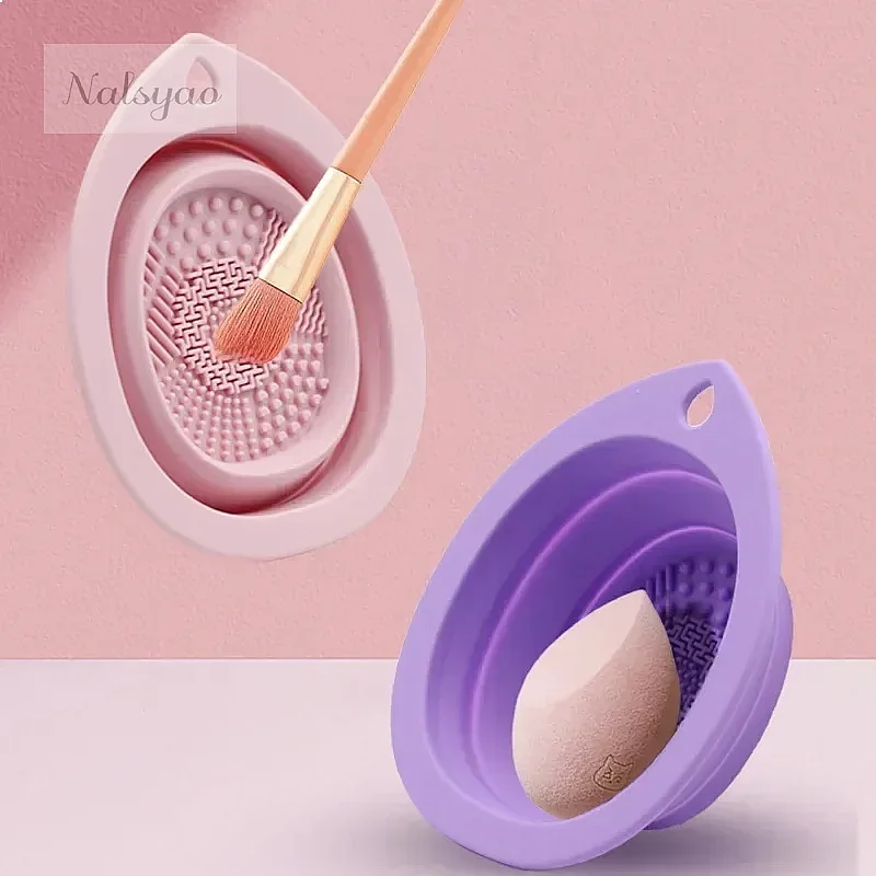Silikonowe składane pudełko do – Beauty Makeup Tools Use recenzja i cena